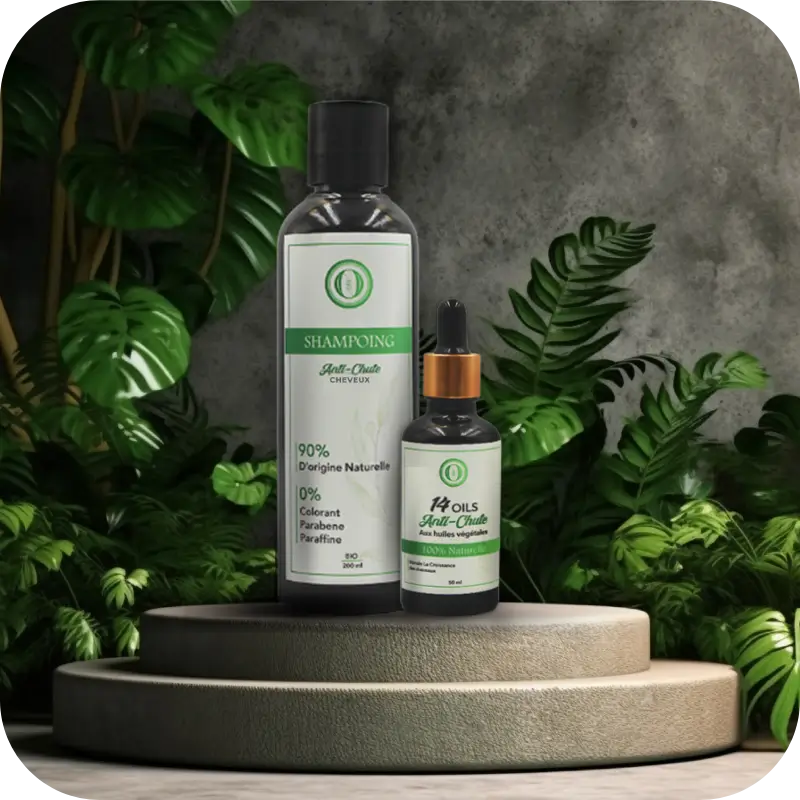 مجموعة زيت مع شامبو منع تساقط الشعر